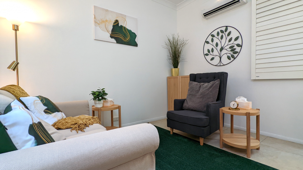 Spacious Mangrove House counselling room in Annandale, Sydney